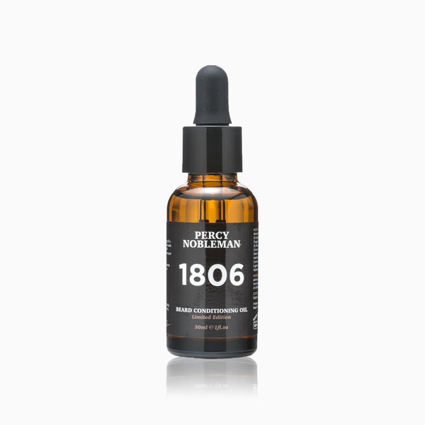 Percy Nobleman 1806 Beard Oil bottle