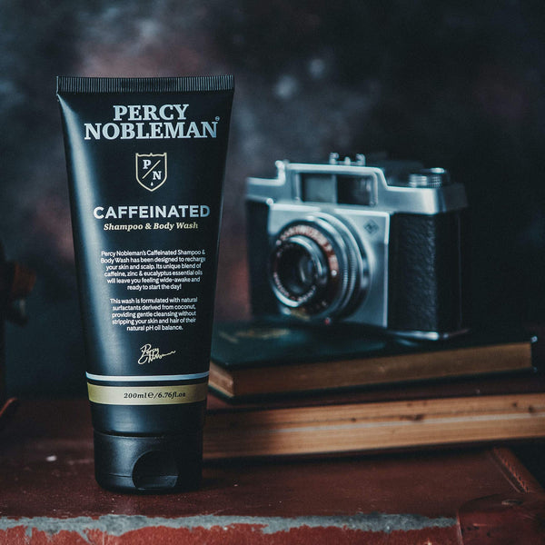 Percy Nobleman Caffeinated Shampoo & Body Wash lifestyle
