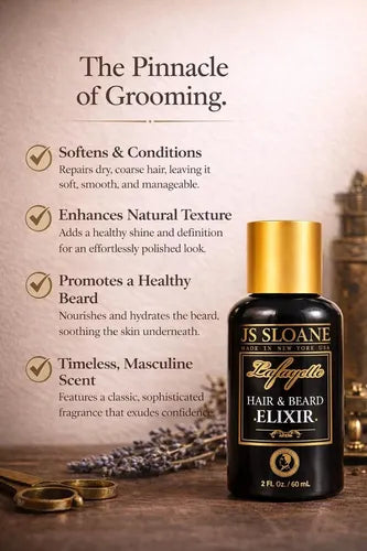 JS Sloane Hair & Beard Elixir