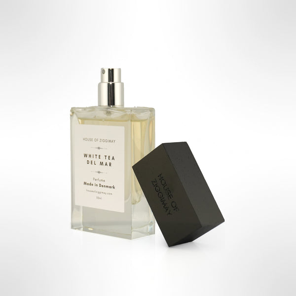 House of Ziggimay White Tea Del Mar Eau de Parfum, cap off
