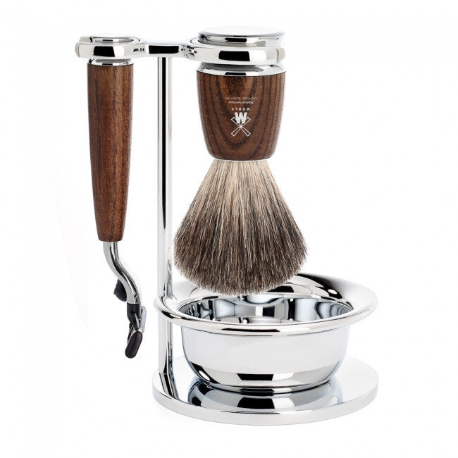 Shaving kit by MÜHLE with Mach3 Razor